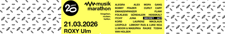 Musikmarathon Roxy 2026 Teil 1